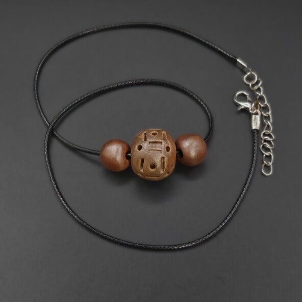 Collier Trois Perles Décorée