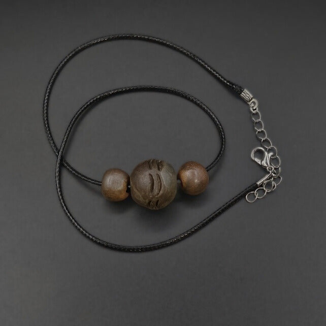 Collier Trois Perles Décorée