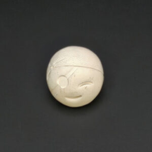 Magnet Pirate Canonnier en céramique sigillée